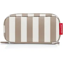 Reisenthel multicase summerstripes Coffee - farbenfrohes und modernes Design, Multi-Use-Etui ideal für Kosmetik, Schul- oder Arbeitsutensilien