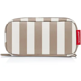 Reisenthel multicase summerstripes Coffee - farbenfrohes und modernes Design, Multi-Use-Etui ideal für Kosmetik, Schul- oder Arbeitsutensilien
