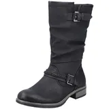 Rieker Estella Womens Kalb Länge Slouch Stiefel 37 EU Schwarz