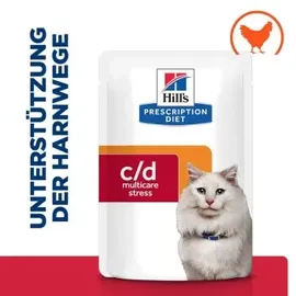 Hill's Prescription Diet Feline c/d Urinary Stress Huhn 12 x 85 g