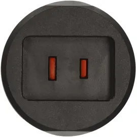 Brennenstuhl Adapter 2 St. Schwarz