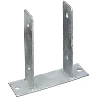 Connex Pfostenträger U-Form, zum Aufschrauben, 101 x 60 x 200 x 200 x 5,5 mm, HV4254