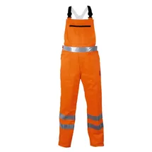 TECTOR Warn- und Forstschutz-Latzhose mit Schnittschutz "BIRKE" orange - 60 - 260 EN471 orange