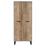 LIV'IN SOLANO Garderobenschrank 82 x 191 x 0 cm Eiche rustikal
