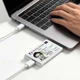 USB-Kartenleser mit NFC, CIE USB-Smartcard-Leser mit NFC, CAC- und kontaktlosen Karten, Unterstützung elektronischer Identität eID, Gesundheitskarten, Kredit, SIM, kompatibel DNI DNIe nPA