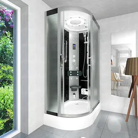 AcquaVapore Dusche Duschkabine D60-73M2L-EC 120x80 cm Mit 2k Scheiben Versiegelung