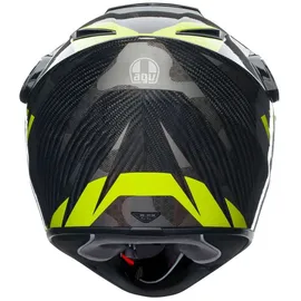AGV Ax9 Steppa, Endurohelm - Dunkelgrau/Grau/Neon-Gelb / XS