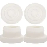 4 Stück Gummistopper für Leiter, Gummi Stopper für Poolleiter Poolleiter-Stoßstangen für Eingelassene Pools Passend für 4,8 cm Standard-Schwimmbadleiterschläuche (Weiß)