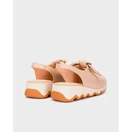 Wonders für Damen. C-7602 Lederschuhe Simon02 beige 39 3 bis 5 cm, Keine, Lässig