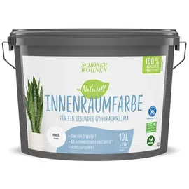 Schöner Wohnen Wandfarbe Weiß matt 10 l