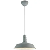 Trio R30421078 Will, Pendelleuchte, Metall, E27, betonfarbig, 36 x