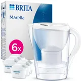Brita Marella weiß 2,4 l + 6 Maxtra Pro Kartuschen