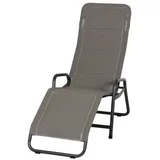 Siena Garden Fano Kippliege 143 x 67 x 116 cm braun
