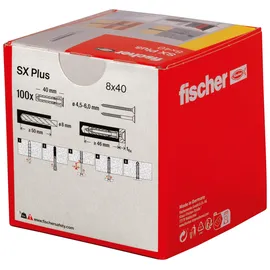 Fischer Spreizdübel 8 x 40 100 Stück
