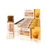 IronMaxx Collagen Protein Bar - Riegel 40g Caramel Toffee 12 Stk. - Zuckerarmer High Protein Riegel mit Kollagen Typ 1, 2 & 3, 5g Kollagen pro Riegel vom grasgefütterten Rind