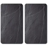 KESPER Multi-Glasschneideplatte, 2er Pack, Motiv: Schiefer