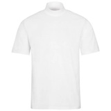 Trigema T-Shirt » T-Shirt mit Stehkragen«, (1 tlg.), Gr. XXL, weiss, , 442611-XXL