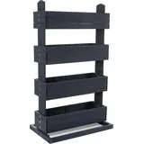 Hecht Hochbeet Cube 4 145 x 50 x 50 cm Anthrazit