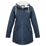 Regenliebe Winterjacke Friesennerz Regenparka mit Teddyfleece gefüttert blau 50