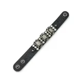 COLLEZIONE ALESSANDRO Crystal Armband schwarz onesize