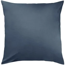 Traumschlaf Kissenbezug Basic Single Jersey 80 x 80 cm Blau