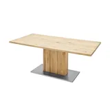 MCA Furniture Esstisch »Greta«, Balkeneiche massiv Ateno ¦ holzfarben ¦ Maße cm B: 90 H: 77
