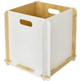 HMF Aufbewahrungsbox 32 x 32 x 32 cm 1-tlg. weiß