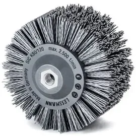 LESSMANN® Reinigungsbürste Rundbürste grau