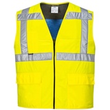 PORTWEST Warnschutz-Kühlweste, Größe: L/XL, Farbe: Gelb, CV02YERL/XL