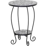 Siena Garden Blumenständer Como Ø40 x 60 cm Schwarz