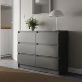 home collective Highboard 95 x 77,5 x 33 cm Anthrazit