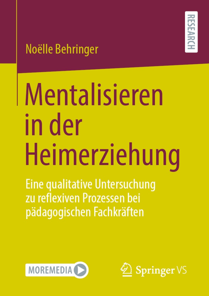 Mentalisieren In Der Heimerziehung - Noëlle Behringer  Kartoniert (TB)
