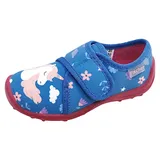 Fischer Hausschuh Blau 30