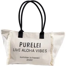 Purelei Live Aloha Vibes Shopper Baumwolle Beige