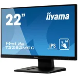 iiyama Prolite T2252MSC-B1 54,6 cm (22") IPS LED-Monitor Full-HD 10 Punkt Multitouch kapazitiv (VGA, HDMI, DisplayPort) schwarz