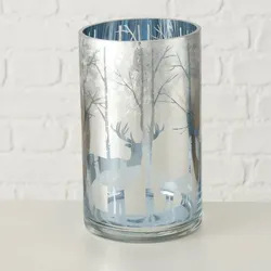 Windlicht Winta 20cm silber