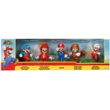 Nintendo Super Mario Nintendo Figuren 5er Set Only Mario, 6,5 cm, Rot