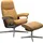Stressless Relaxsessel Consul mit Hocker Kunstleder 82 x 102 x 72 cm Gelb