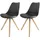 byLIVING Esszimmerstuhl Kira Kunstleder schwarz 2er Set