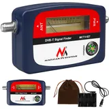 Maclean Brackets Maclean MCTV-627 DVB-T Signal Finder Digital Antenne Terrestrisch mit Kompass blau