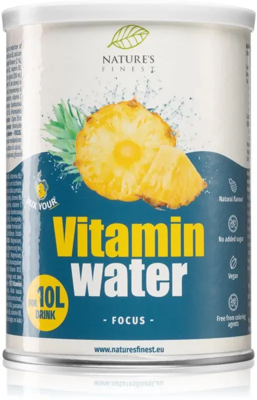 Natures Finest Water Focus Pulver zur Herstellung von Getränken mit Vitaminen Geschmack pineapple 200 g