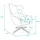 bene living Ohrensessel Marconia Polyester 74 x 109 x 80 cm Grau drehbar