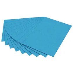 folia Fotokarton blau 300 g/qm 50 St.