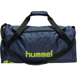 hummel Core Sports Bag dark denim/lime punch L