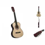 vidaXL Klassische Gitarre für Anfänger und Kinder 3/4 36" Lindenholz