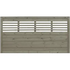 Andrewex Sichtschutzzaun Element Nicea Grau 90 cm x 180 cm