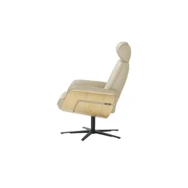 Musterring Relaxsessel MR276 Leder 74 x 108 x 80 cm Creme