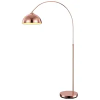 GLOBO Stehlampe, Standleuchte Bogenleuchte Kupfer 1x E27