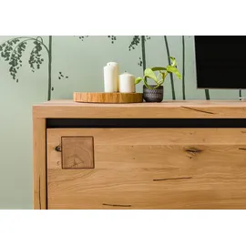 MASSIVMOEBEL24.DE VILLANDERS TV-Lowboard 220x40x56 cm Beige Massivholz