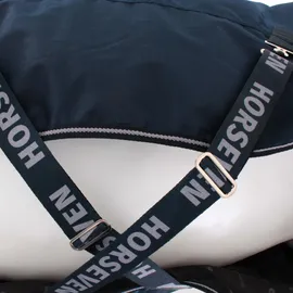 HorSeven Outdoordecke 400g - Marine/Navy, Größe:155